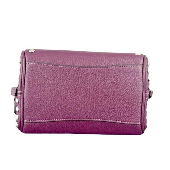 Coach Sydney Satchel with Rivets Crossbody Doctor’s Bag Satchel Studs 2 Handles - Picture 10 of 14